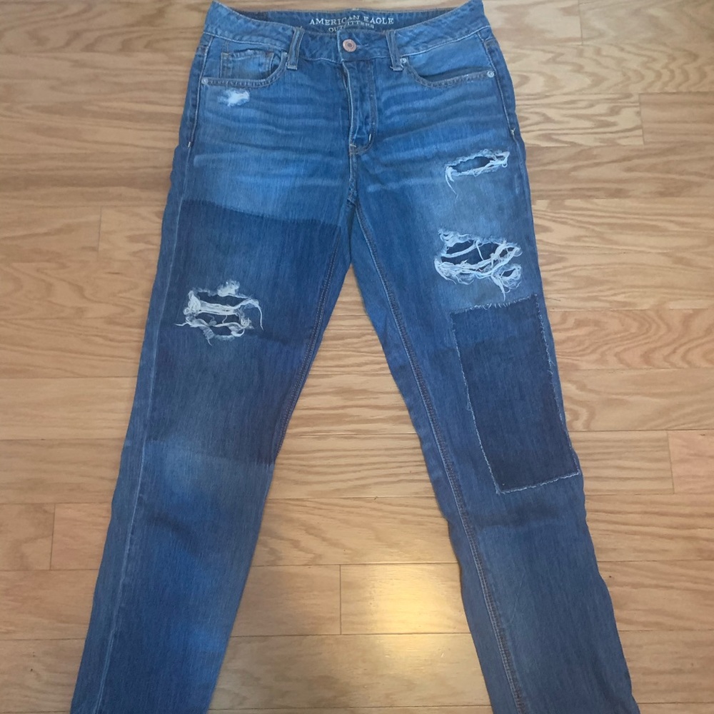 American Eagle Tomgirl Blue Jeans